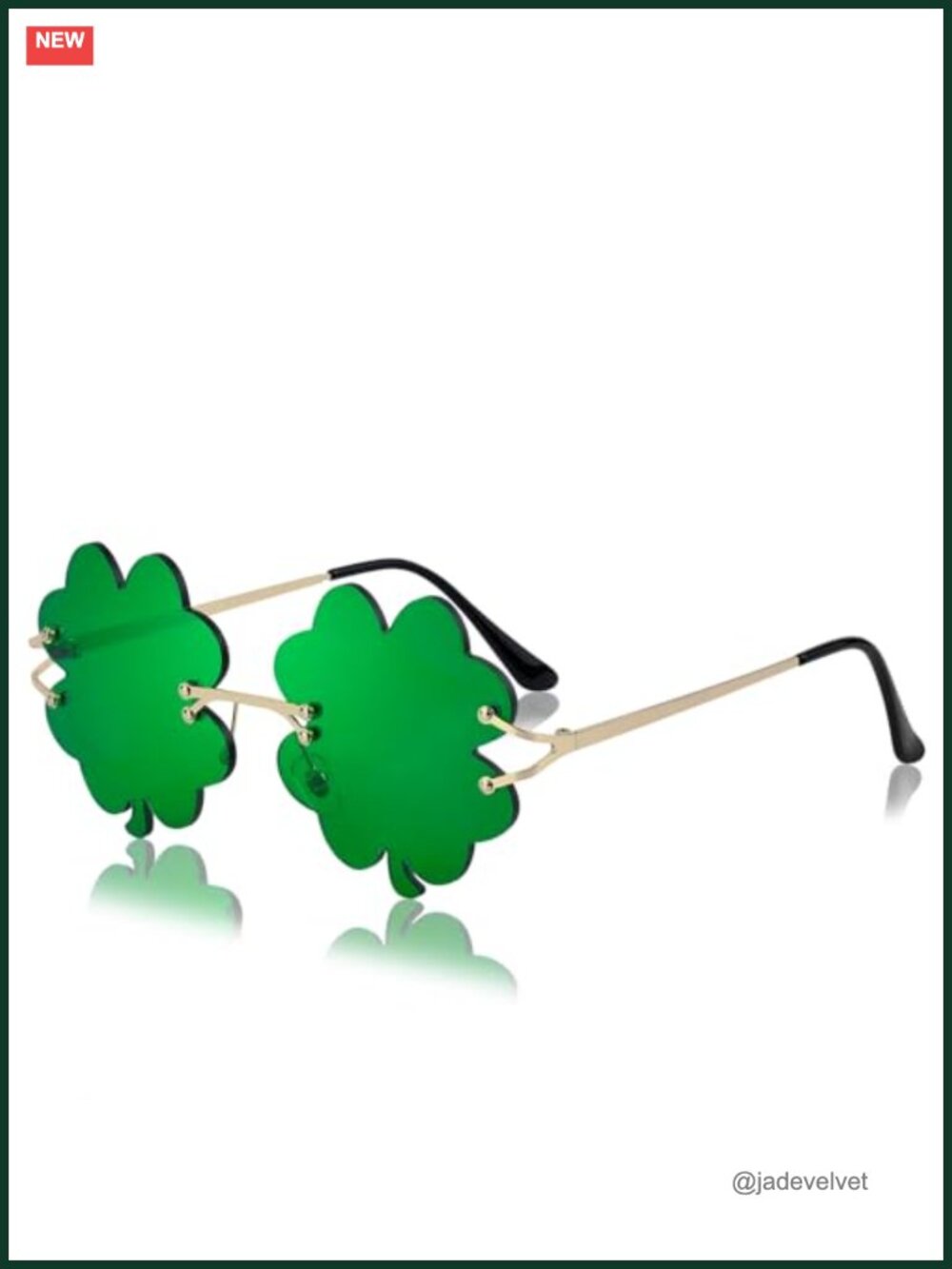 Shamrock Sunglasses St Patricks Day Party Photo Props Favors